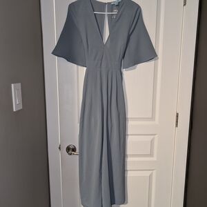 Elegant Blue Women's Dress